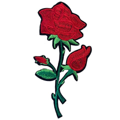 Aufnäher zum Aufbügeln, Aufnäher mit Aufnäher „Rose Roses Flower“.