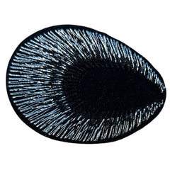 Pfauen-Alienauge-Emblem-Aufnäher zum Aufbügeln