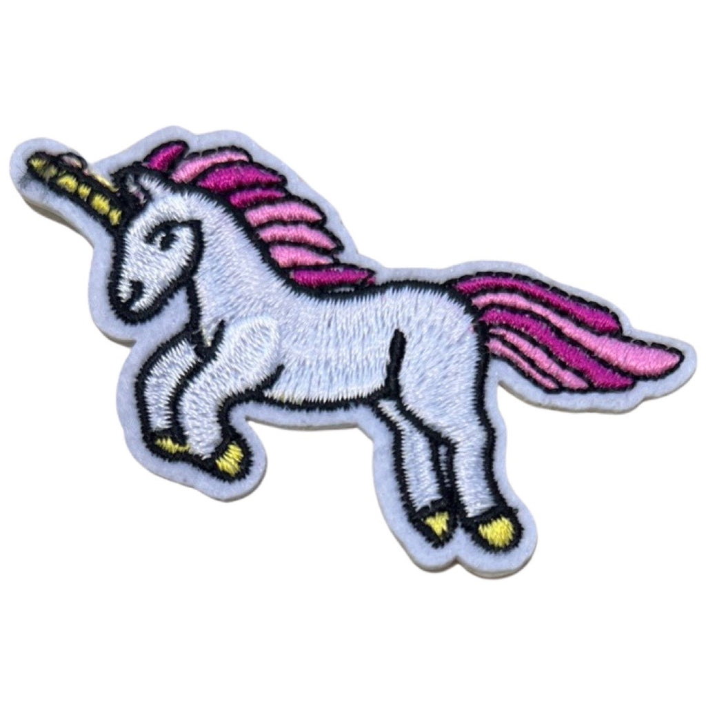 Eenhoorn Unicorn Paarse Manen Strijk Embleem Patch