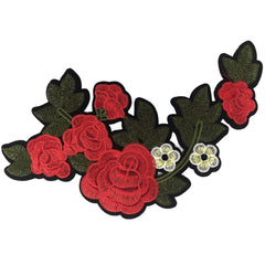 Blumen auf Zweig XL Aufnäher zum Aufbügeln