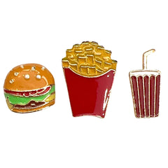 Fast-Food-Emaille-Pin-Set