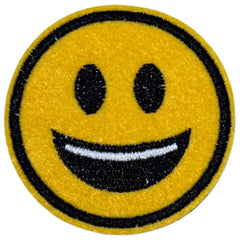 Emoji Smiley Smile Smile Happy Emblem-Aufnäher zum Aufbügeln