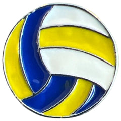 Volleyball Emaille Pin