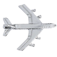 Flugzeug Pin Silber