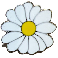 Gänseblümchen-Blumen-Emaille-Pin