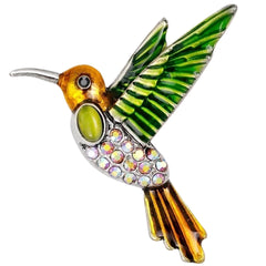 Brosche Ziernadel Zweig Perle Silber