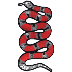 Coral Snake XXL-Emblem-Aufnäher zum Aufbügeln rechts