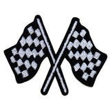 Start Finish Vlaggen Formule 1.Strijk Embleem Patch