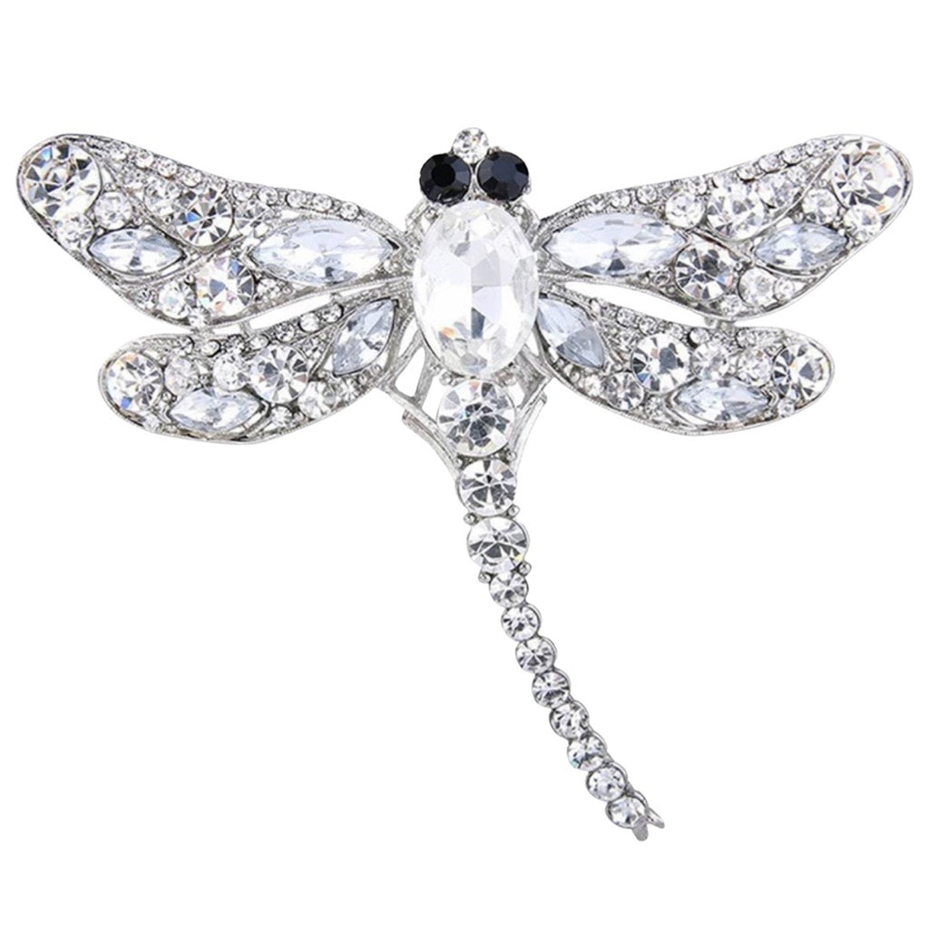 Broche Sierspeld Libelle Dragonfly Zilver