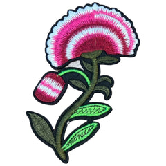 Anemonen-Emblem-Aufnäher zum Aufbügeln