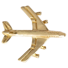 Flugzeug Pin Gold