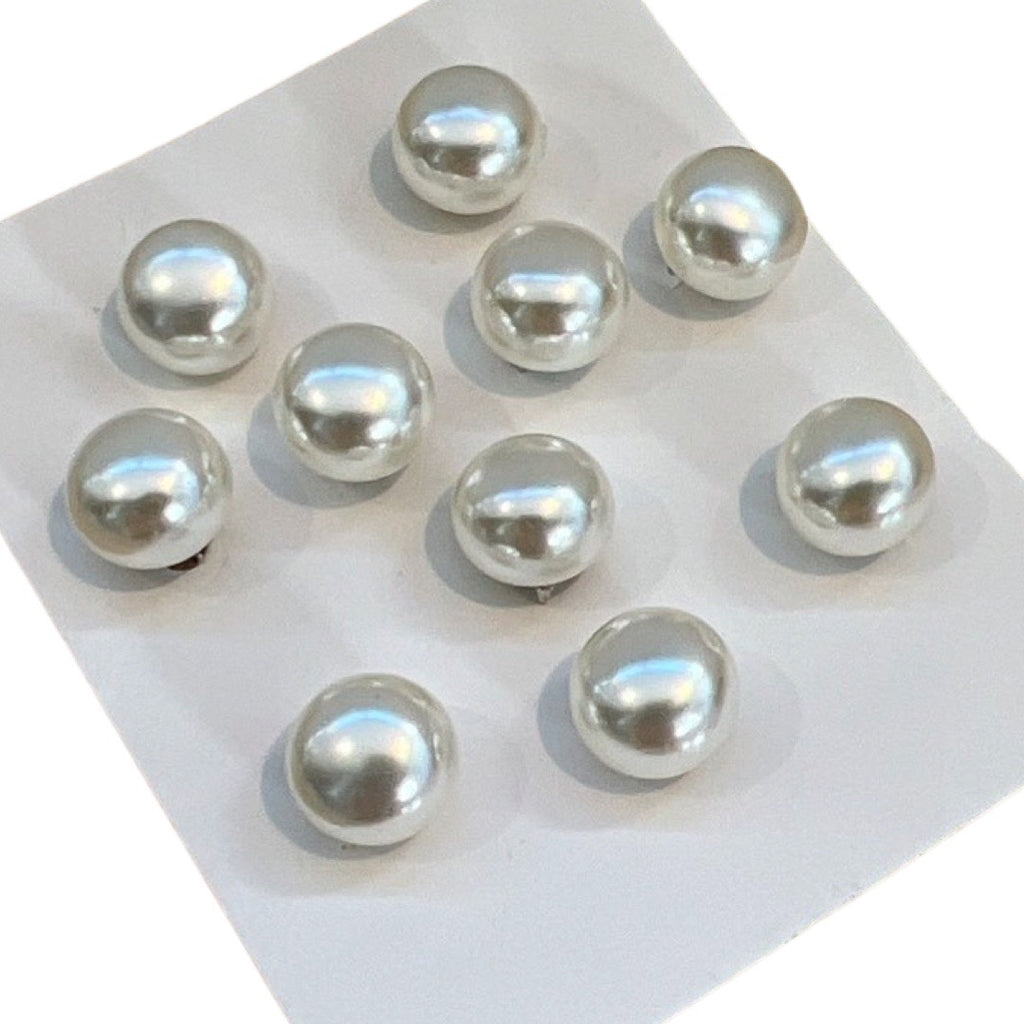 Pin Broche Steek Pin Knopen Witte Parel 10 stuks Small