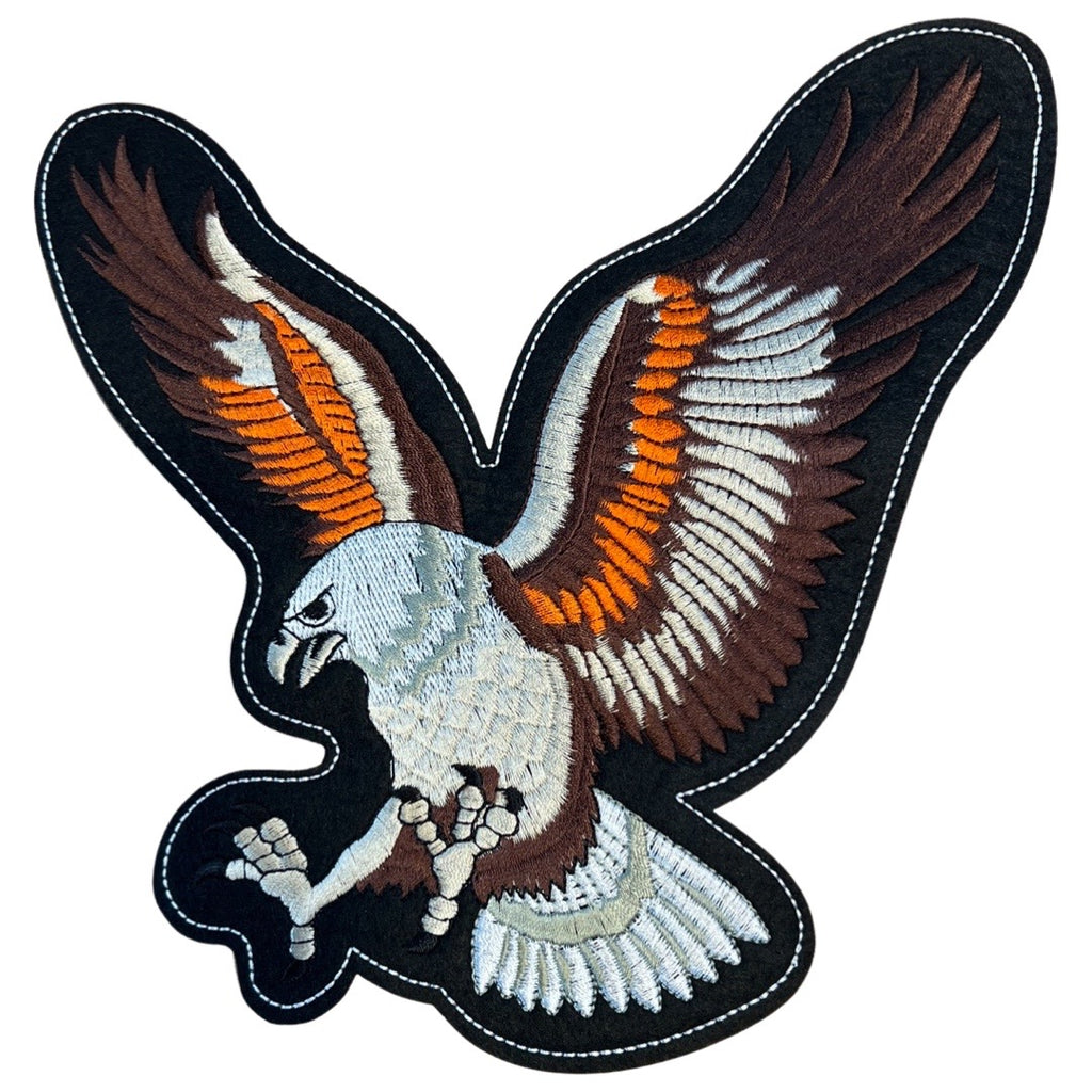 Adelaar Eagle Zee Arend Roofvogel XXL Strijk Embleem Patch