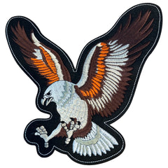 Adler, Weißkopfseeadler, Raubvogel, XXL-Emblem zum Aufbügeln
