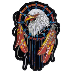 Adler, Weißkopfseeadler, Traumfänger, XXL-Emblem zum Aufbügeln