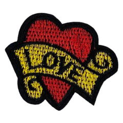 Tattoo-Liebestext-Emblem-Aufnäher zum Aufbügeln