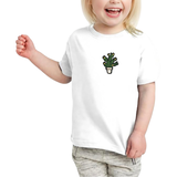 Cactus In Pot Met Vruchten op een wit t-shirtje