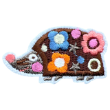 Egel Egeltje Flower Power Strijk Embleem Patch