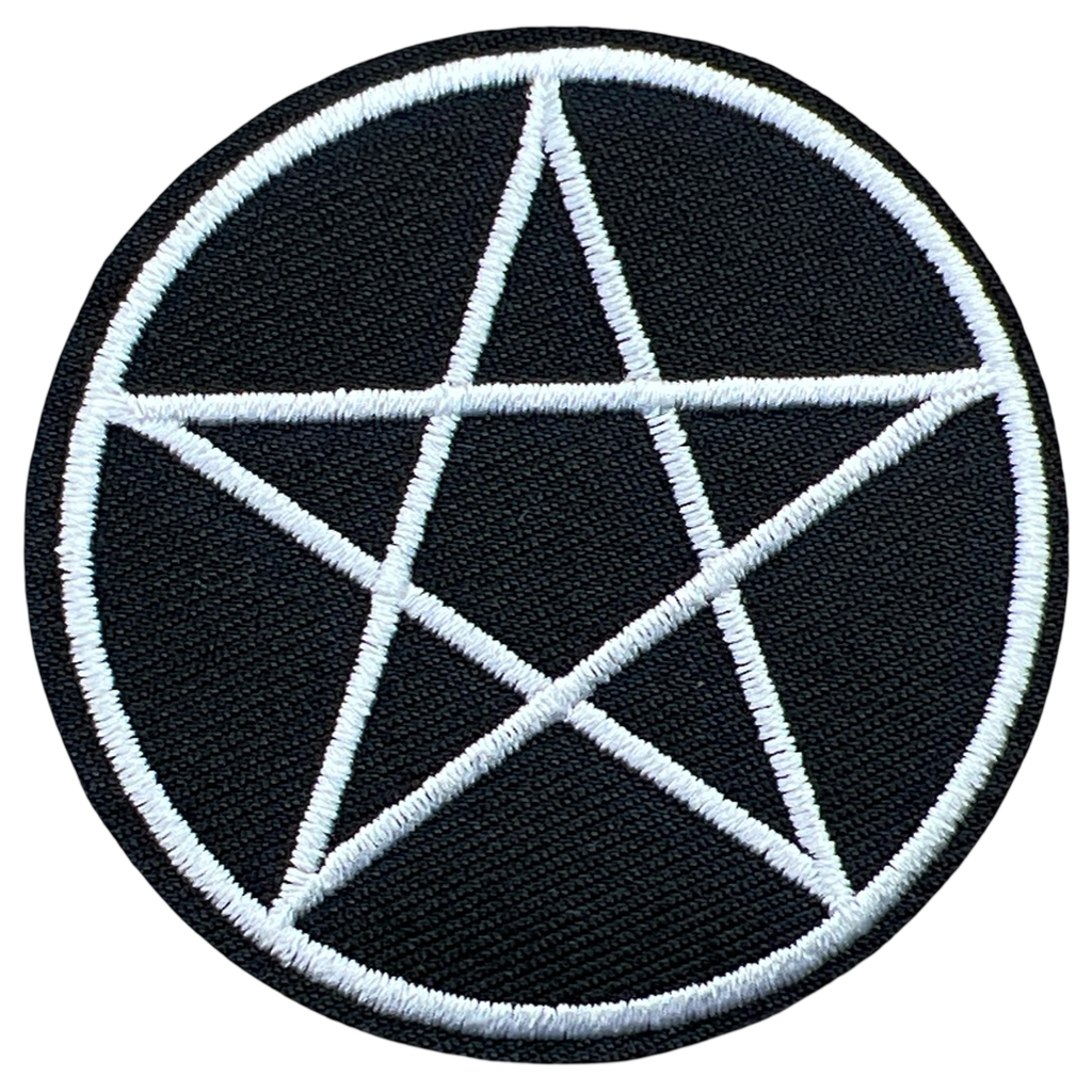 Pentagram Ster Strijk Embleem Patch