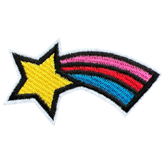 Stern-Regenbogen-Emblem-Aufnäher zum Aufbügeln