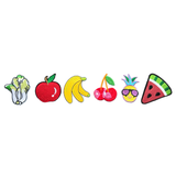 Fruit Groente Strijk Embleem Patch Set A 6 stuks