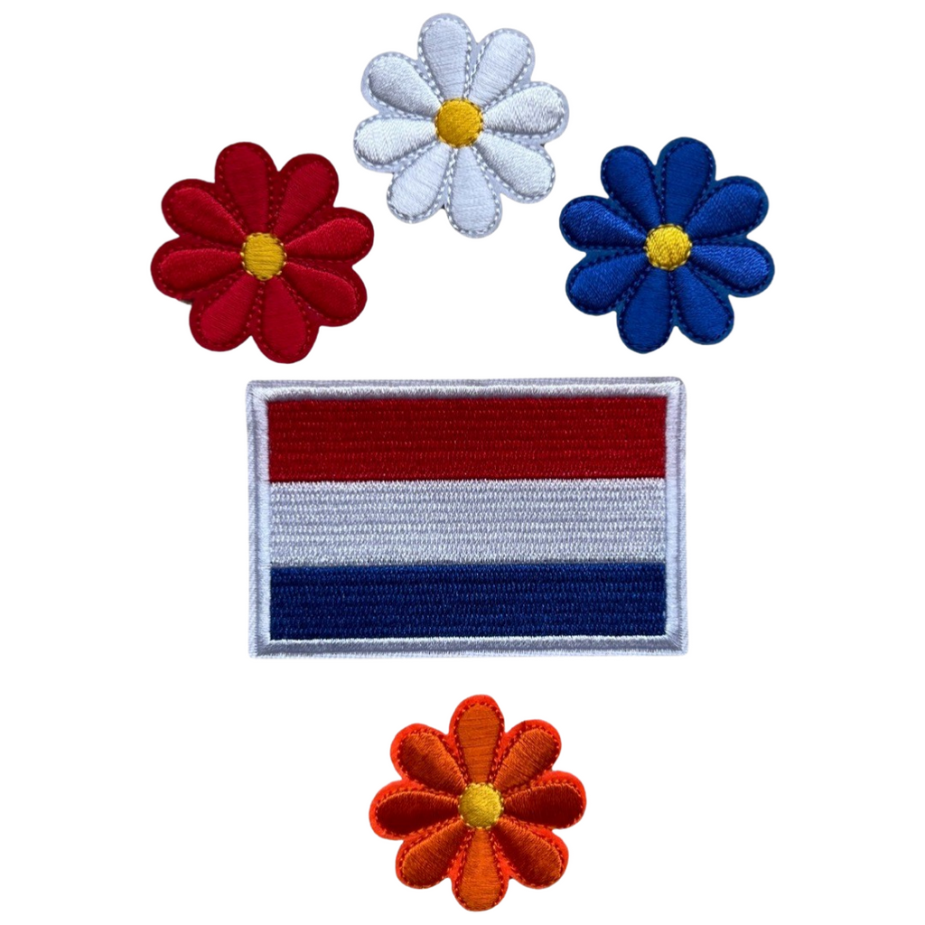 Nederland Oranje Boven Strijk Embleem Patch Set