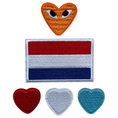 „I Love Holland“-Emblem-Patch-Set zum Aufbügeln, 5-teilig