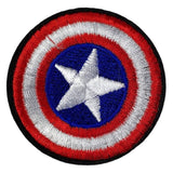 Geborduurde USA shield patch met ster – iron-on embleem