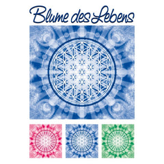 Mandala-Blume des Lebens zum Aufbügeln