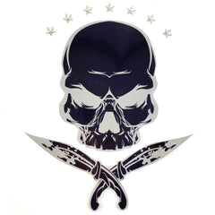 Piratenschädel, Totenkopf, Säbel, zum Aufbügeln