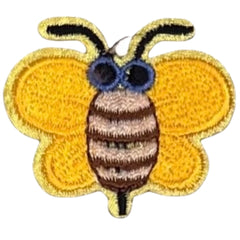 Bee Bee Logo-Patch zum Aufbügeln, Gelb