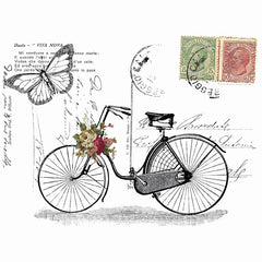 Fahrradpostkarte Vintage zum Aufbügeln (Bestellt 8-2023)