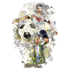 Fußball-Fußball-Fußballer-Bügelanwendung