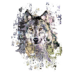 Wolf Wölfe XXL Bügelanwendung