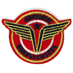 Russisches Militär-Emblem zum Aufbügeln, Rot