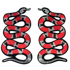 Coral Snake XXL Emblem Patch Set L+R