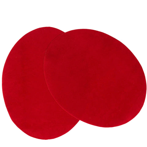 St van twee Elleboog Knie Strijk Stukken Lappen Patches Rood