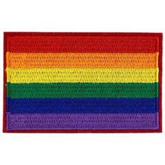 Flagge, Regenbogen, Regenbogen-Gay-Pride-Flagge, zum Aufbügeln, Emblem, Aufnäher