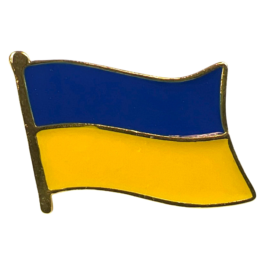 Ukraine Ukraine Nationalflagge Emaille Pin Gelb Blau