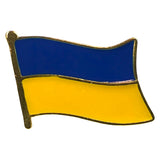 Ukraine Ukraine Nationalflagge Emaille Pin Gelb Blau