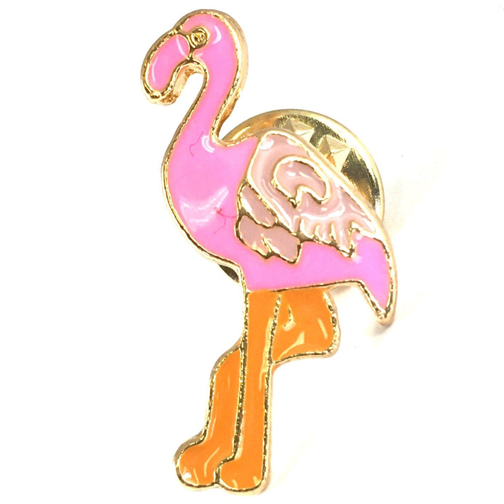 Flamingo Emaille Pin Pink