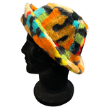 Hoed Bucket Hat Letter Patroon Multicolor