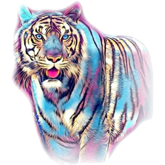 Vollfarbiges Tiger Art Transferpapier zum Aufbügeln