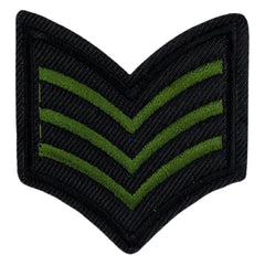 Militärischer Rang-Emblem zum Aufbügeln