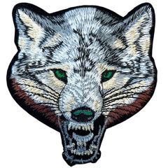 Wolf-grüne Augen-Logo-Aufnäher zum Aufbügeln
