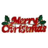 Kerst Merry Christmas Broche Sierspeld