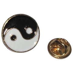 Yin Yang Balance Emaille Pin Klein