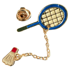 Tennis-Badminton-Schläger-Federball-Pin