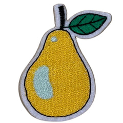 Birnen-Birne-Frucht-Aufkleber zum Aufnähen, Emblem-Aufnäher