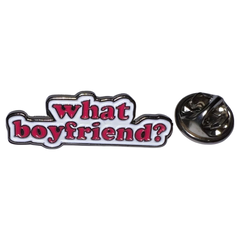 Welcher Freund? Text-Emaille-Pin